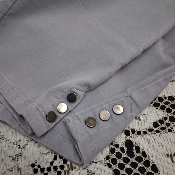 Coral Bay Women's Straight Leg Pants in Soft Gray - Picture 4 of 4